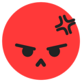 angry TikTok emoji
