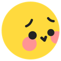 flushed TikTok emoji