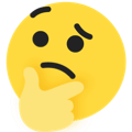 thinking TikTok emoji